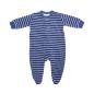 Preview: Living Crafts BEE Schlafanzug Farbe: denim blue/white striped Größe: 74