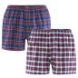 Preview: Living Crafts BORIS Boxer-Shorts, 2er-Pack Farbe: tartan Größe: L