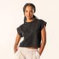 Preview: Living Crafts DANBI Boxy T-Shirt Farbe: black Größe: M