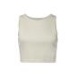 Preview: Living Crafts DEMI Ripp-Crop-Top Farbe: sand Größe: S