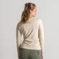 Preview: Living Crafts ELIN Drapiertes Langarmshirt Farbe: sand Größe: L