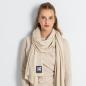 Preview: Living Crafts ELLIS Schal Farbe: sand Größe: ONE