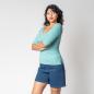 Preview: Living Crafts FEELIJA Jeans Shorts Farbe: dark blue denim Größe: 36