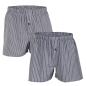 Preview: Living Crafts GREGOR Boxer-Shorts, 2er-Pack Farbe: anthracite Größe: S