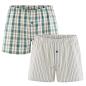 Preview: Living Crafts GREGOR Boxer-Shorts, 2er-Pack Farbe: salvia/natural Größe: XXL