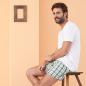Preview: Living Crafts GREGOR Boxer-Shorts, 2er-Pack Farbe: salvia/natural Größe: XXL