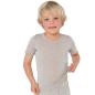 Preview: Living Crafts  Kurzarm-Shirt Farbe: grey/natural striped Größe: 116