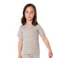 Preview: Living Crafts  Kurzarm-Shirt Farbe: grey/natural striped Größe: 116