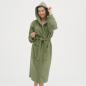 Preview: Living Crafts ORLANDO Bademantel Farbe: khaki Größe: L/XL