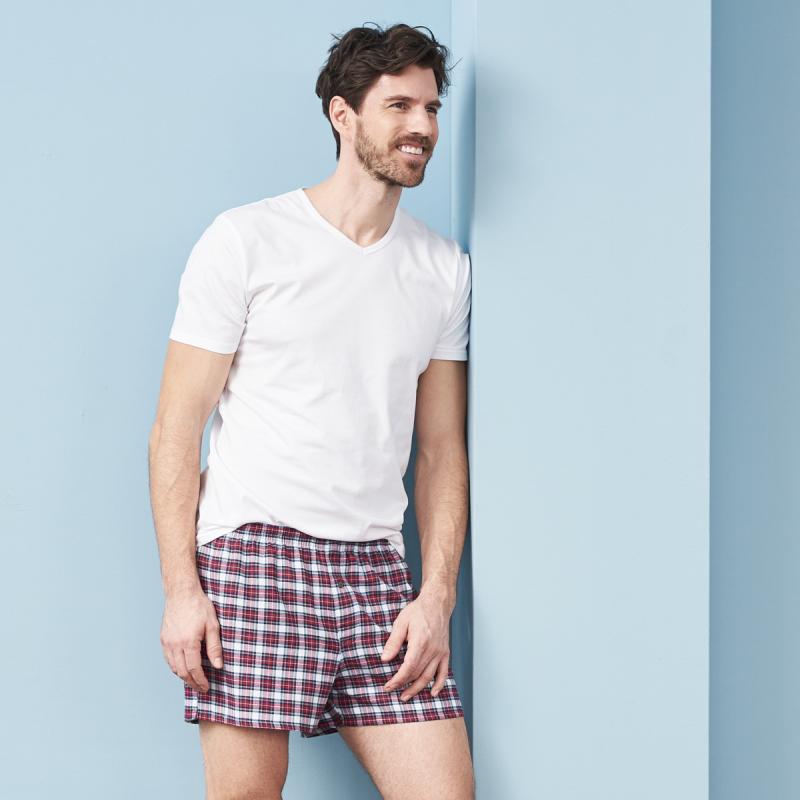 Living Crafts BORIS Boxer-Shorts, 2er-Pack Farbe: tartan Größe: L