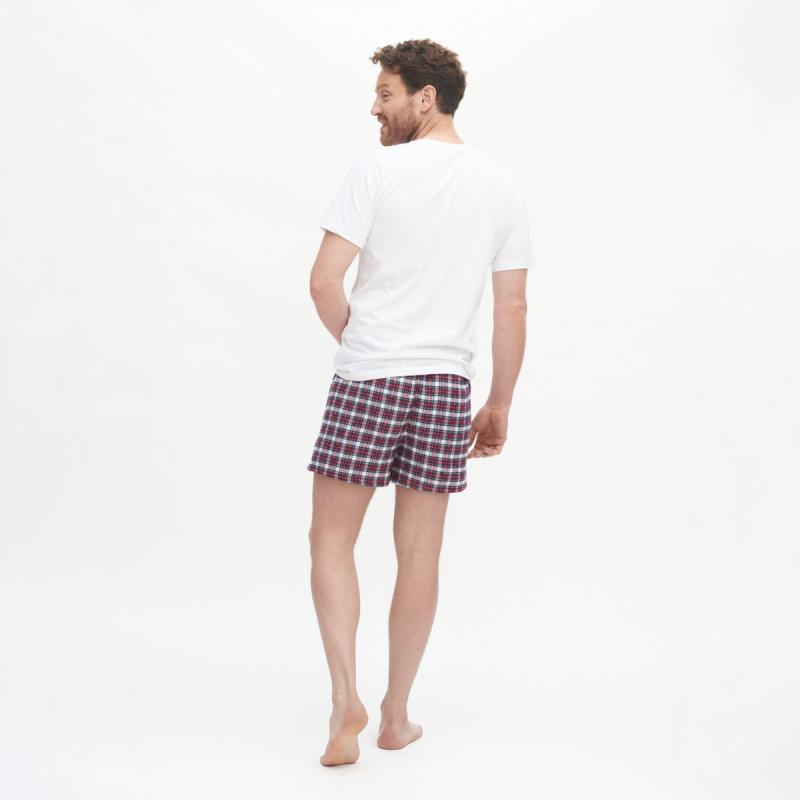 Living Crafts BORIS Boxer-Shorts, 2er-Pack Farbe: tartan Größe: L