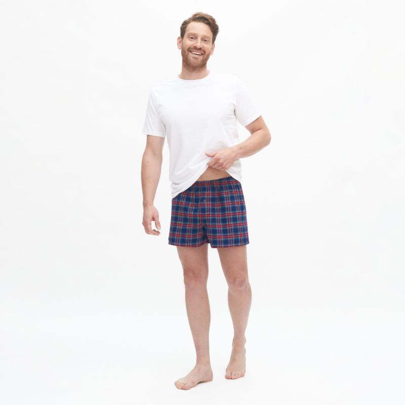 Living Crafts BORIS Boxer-Shorts, 2er-Pack Farbe: tartan Größe: L