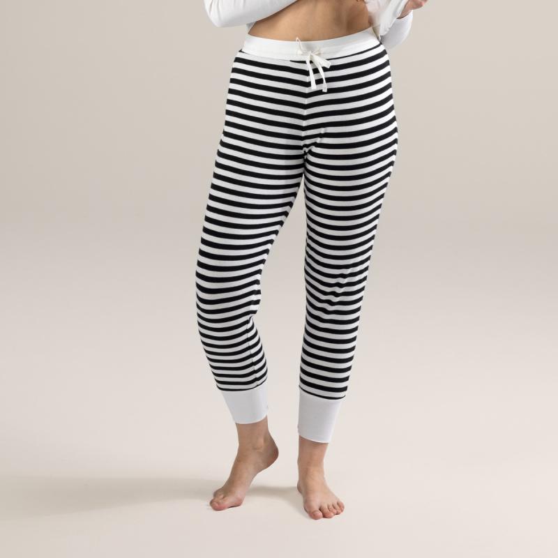 Living Crafts AVELINE Schlafhose Farbe: black/cream Größe: S