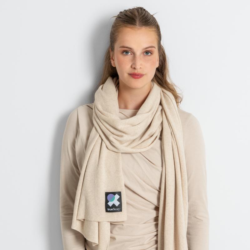 Living Crafts ELLIS Schal Farbe: sand Größe: ONE