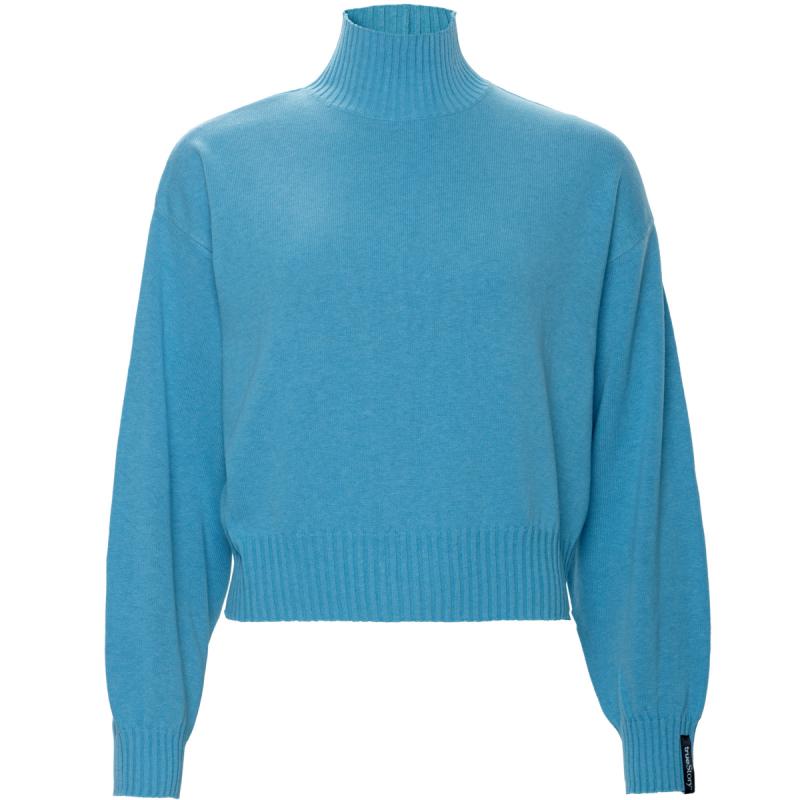 Living Crafts EUGENIE Oversized Pullover Farbe: cool blue Größe: XS