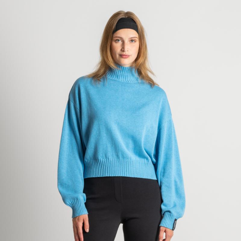 Living Crafts EUGENIE Oversized Pullover Farbe: cool blue Größe: XS