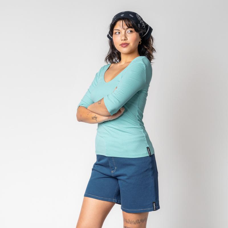 Living Crafts FEELIJA Jeans Shorts Farbe: dark blue denim Größe: 36