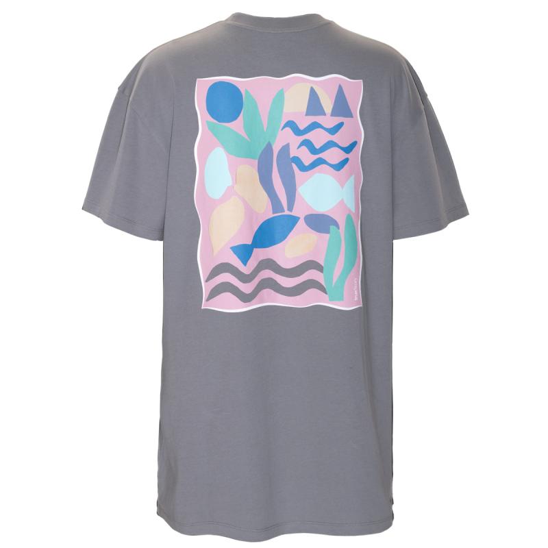 Living Crafts FLORIE Oversized T-Shirt-Kleid Farbe: ART C Größe: M