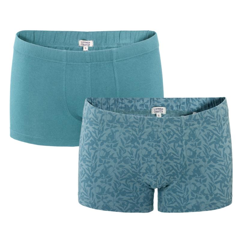 Living Crafts HOGAN Pants, 2er-Pack Farbe: leafs/reef waters Größe: S