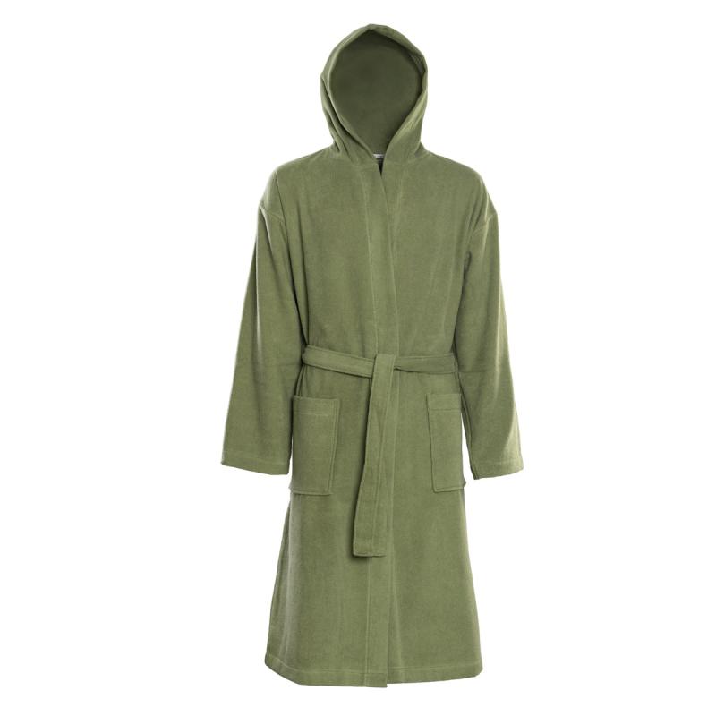 Living Crafts ORLANDO Bademantel Farbe: khaki Größe: L/XL
