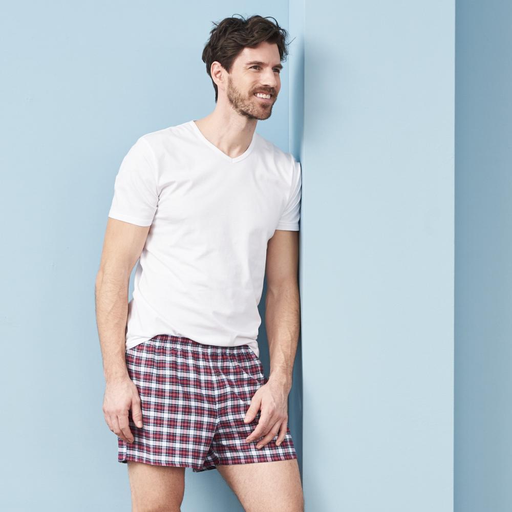 Living Crafts BORIS Boxer-Shorts, 2er-Pack Farbe: tartan Größe: L