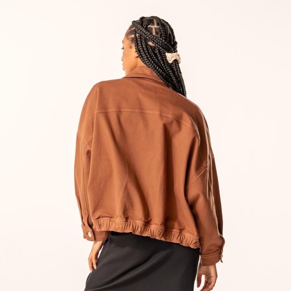 Living Crafts DAFNE Jeansjacke Farbe: brown Größe: 40