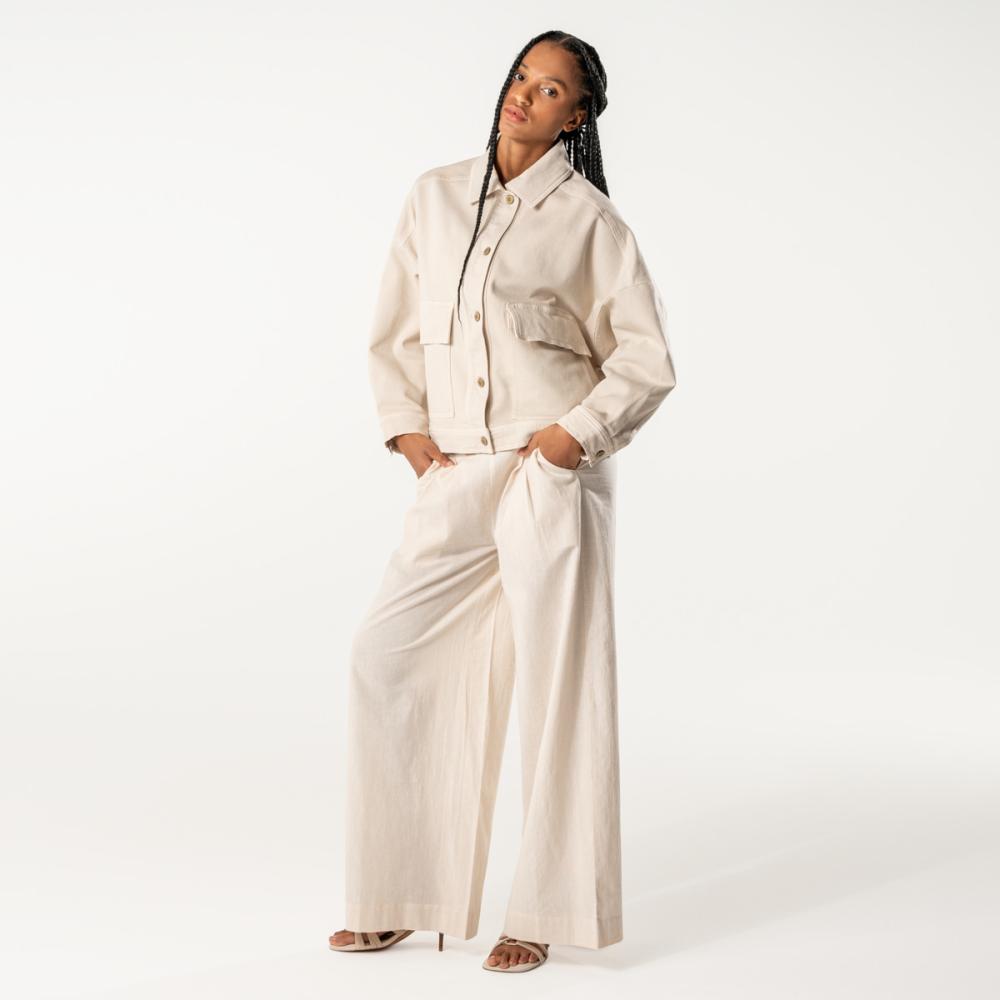 Living Crafts DAFNE Jeansjacke Farbe: sand Größe: 40