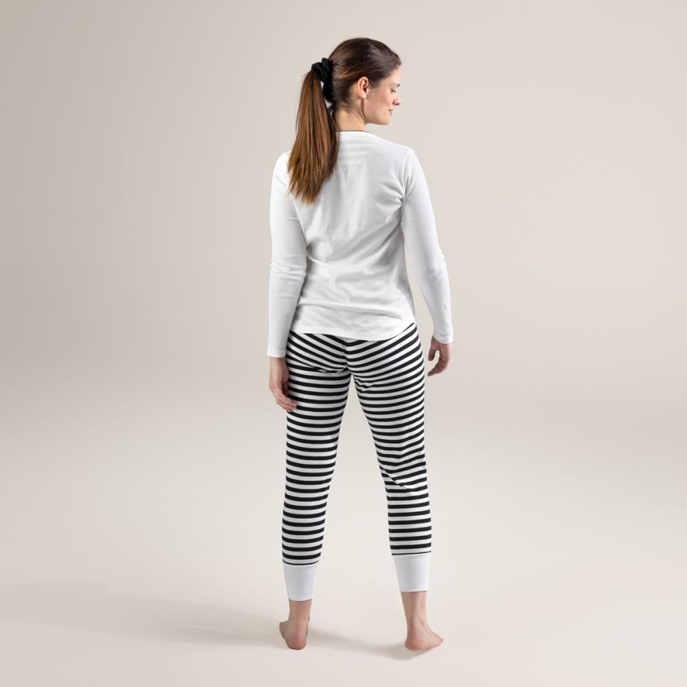 Living Crafts AVELINE Schlafhose Farbe: black/cream Größe: S