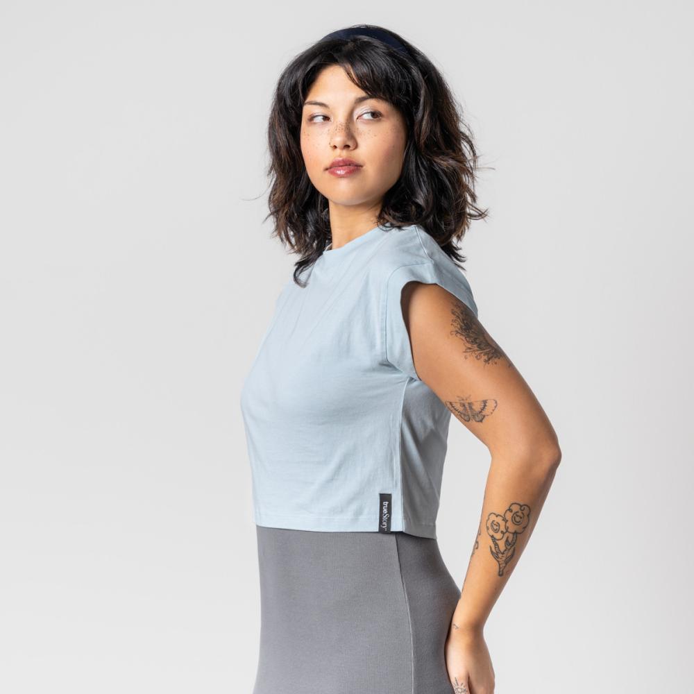 Living Crafts DANBI Boxy T-Shirt Farbe: light blue Größe: L