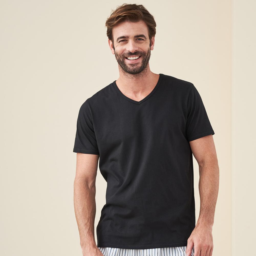 Living Crafts DEAN T-Shirt, 2er-Pack Farbe: black Größe: M