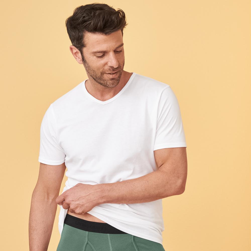 Living Crafts DEAN T-Shirt, 2er-Pack Farbe: white Größe: L