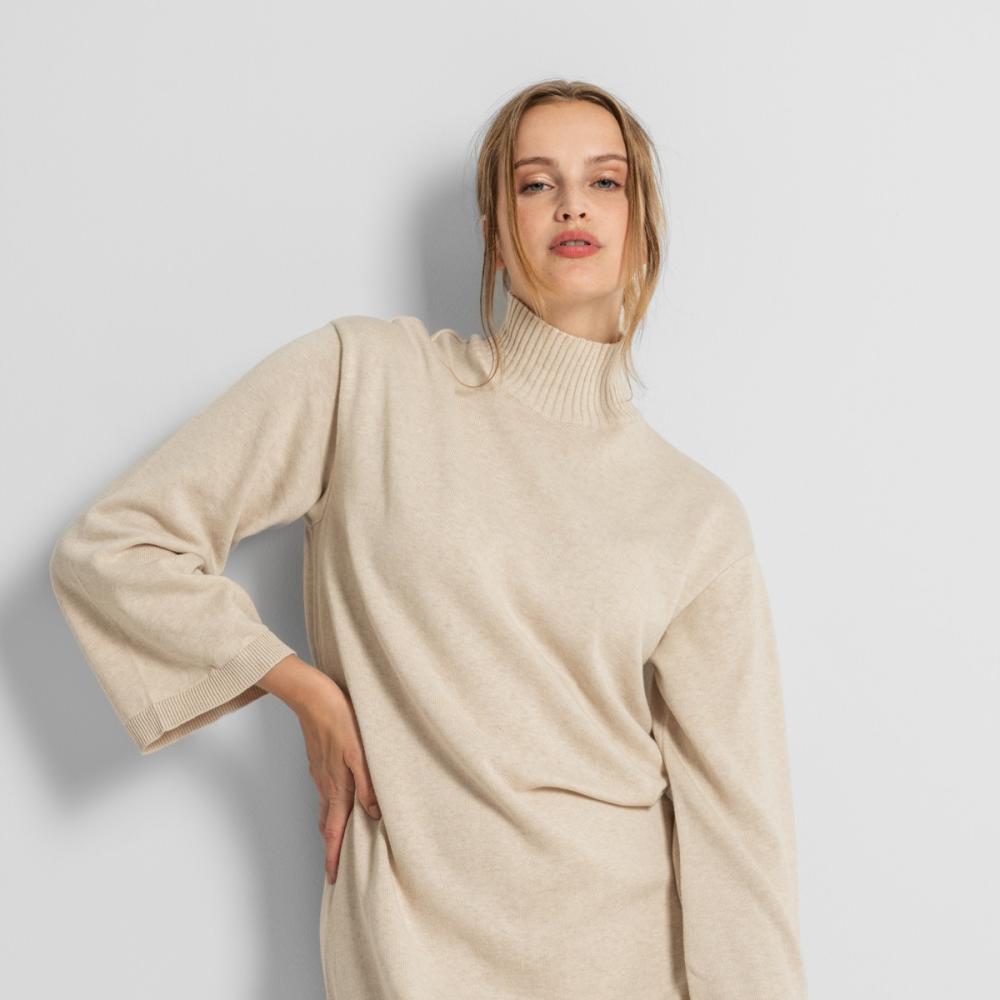 Living Crafts EELA Strickkleid Farbe: sand Größe: M