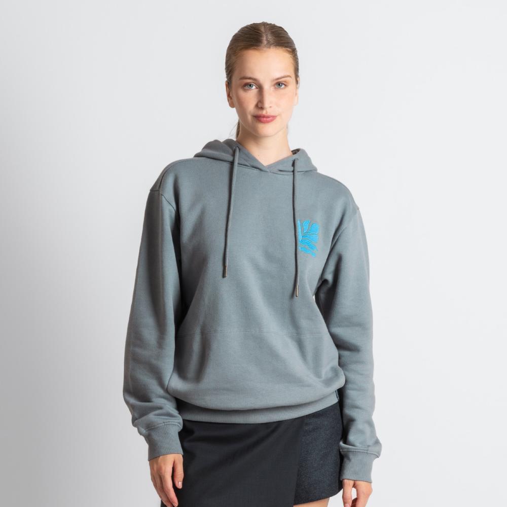 Living Crafts EUDORA Kapuzen Sweatshirt Farbe: stone grey Größe: S