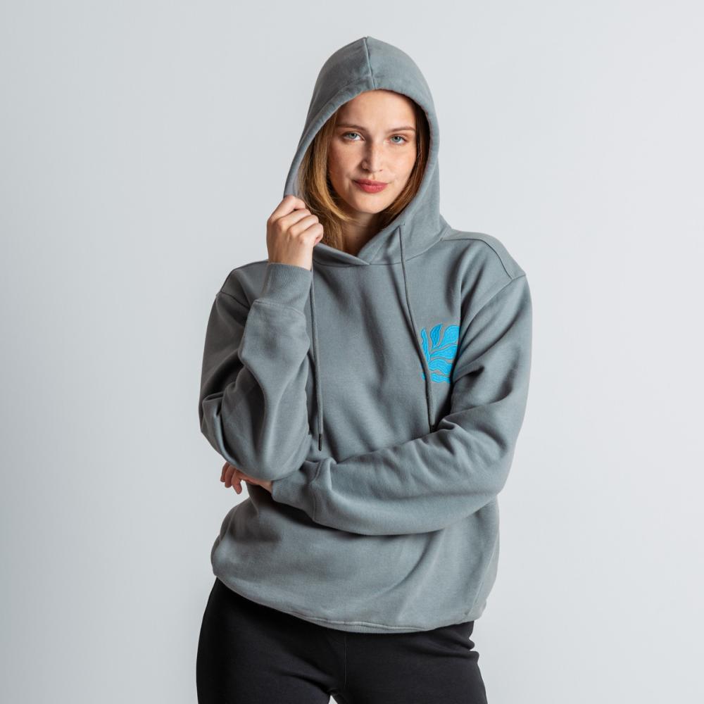 Living Crafts EUDORA Kapuzen Sweatshirt Farbe: stone grey Größe: S