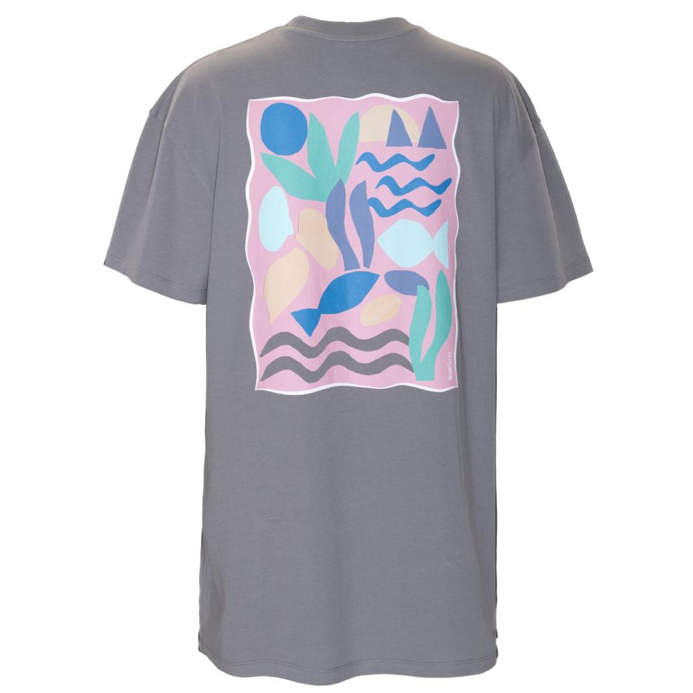 Living Crafts FLORIE Oversized T-Shirt-Kleid Farbe: ART C Größe: M