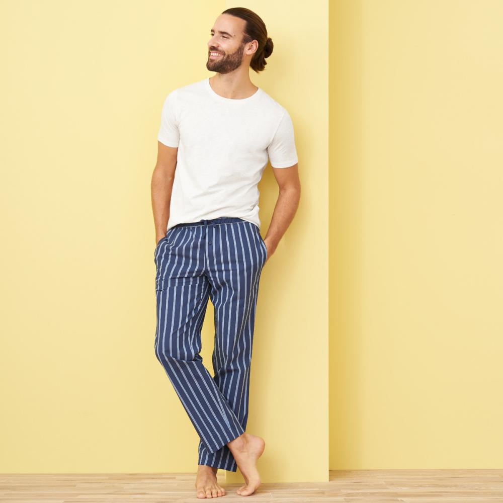 Living Crafts KLEMENS Schlafhose Farbe: navy/azur Größe: 46