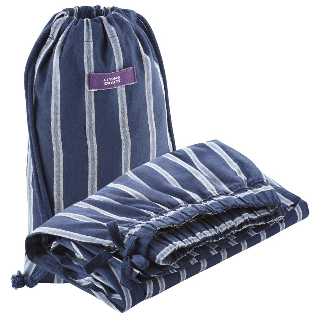 Living Crafts KLEMENS Schlafhose Farbe: navy/azur Größe: 46