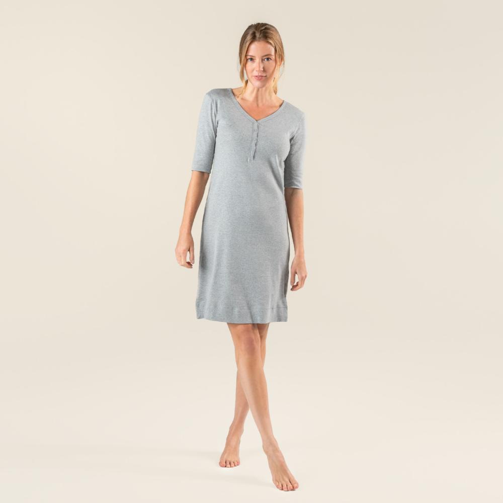 Living Crafts RETIEBA Nachthemd Farbe: grey melange Größe: XL
