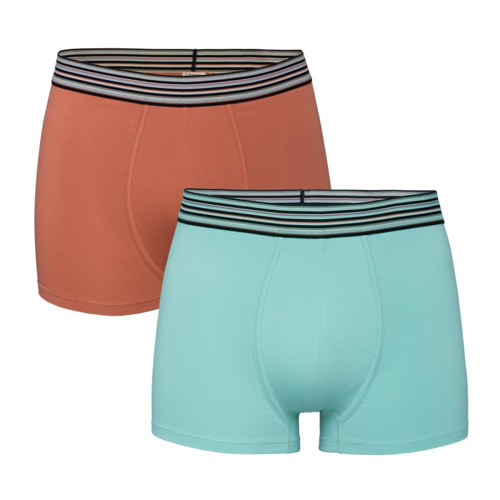 Living Crafts RICHARD Boxer-Shorts, 2er Pack Farbe: flame/mare Größe: M
