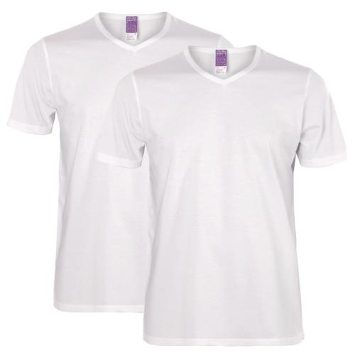 Living Crafts DEAN T-Shirt, 2er-Pack Farbe: white Größe: L