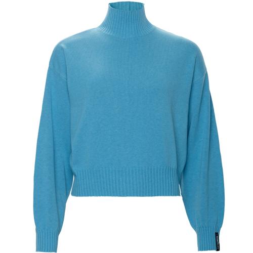 Living Crafts EUGENIE Oversized Pullover Farbe: cool blue Größe: XS