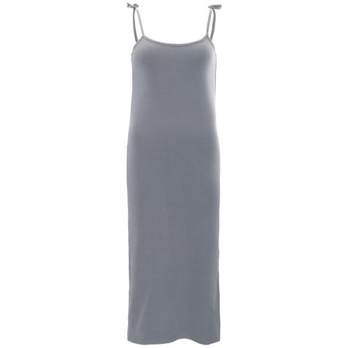 Living Crafts FRAYA Midikleid Farbe: stone grey Größe: L