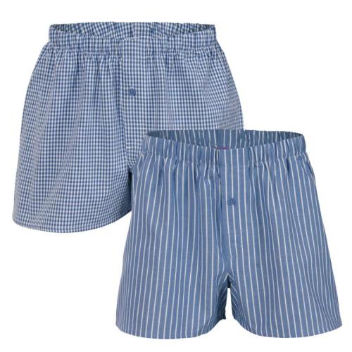 Living Crafts GREGOR Boxer-Shorts, 2er-Pack Farbe: denim blue Größe: S