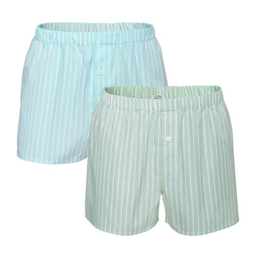 Living Crafts GREGOR Boxer-Shorts, 2er-Pack Farbe: mare/seagrass Größe: XXL