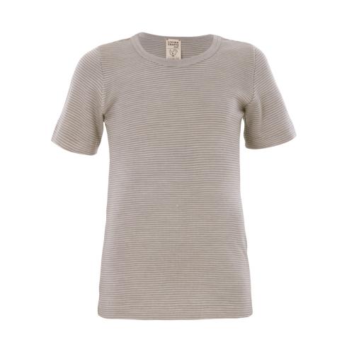 Living Crafts  Kurzarm-Shirt Farbe: grey/natural striped Größe: 116