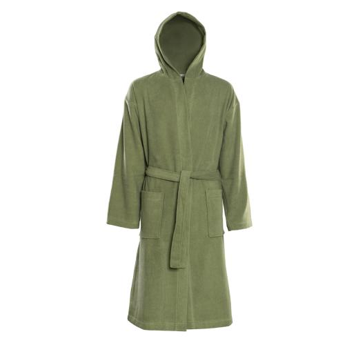 Living Crafts ORLANDO Bademantel Farbe: khaki Größe: L/XL