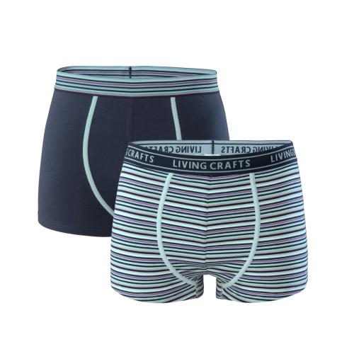 Living Crafts RICHARD Boxer-Shorts, 2er Pack Farbe: navy blue Größe: M